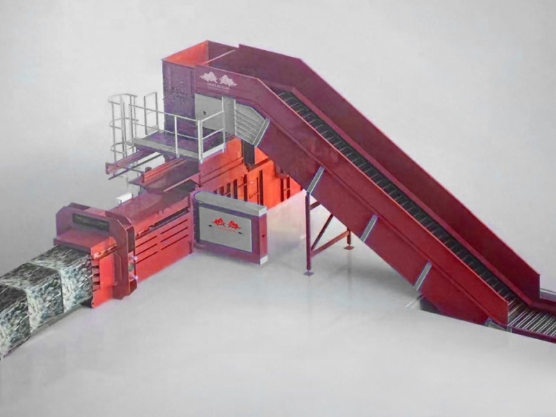 Horizontal Waste Paper & Plastic Baler