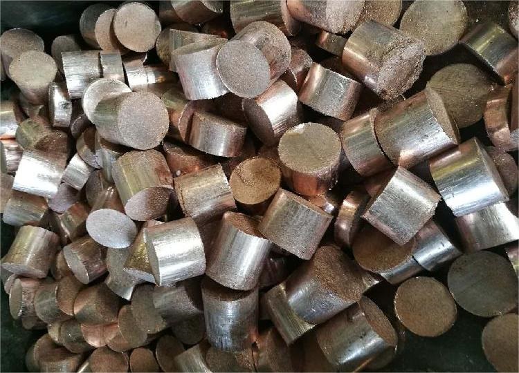 Copper chips briquetting